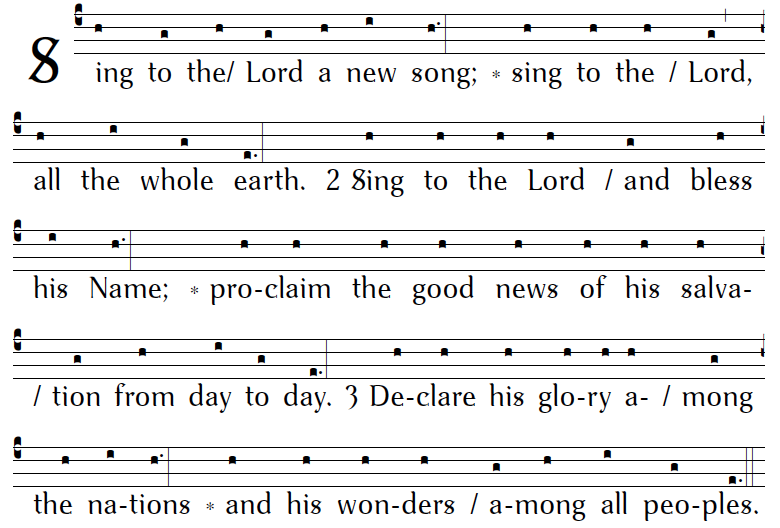 BCP Psalm 96 – BCP chants